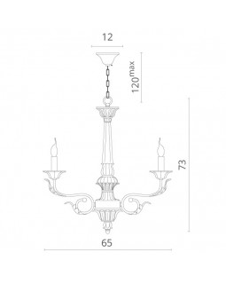 Подвесная люстра Divinare 7057/01 LM-6-foto5