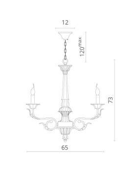 Подвесная люстра Divinare 7057/01 LM-6-foto5