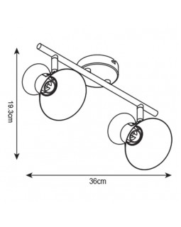 Спот ARTE Lamp A1406AP-2BK-foto4