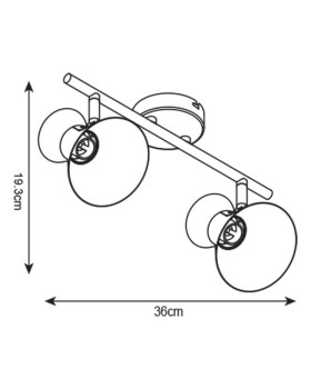 Спот ARTE Lamp A1406AP-2BK-foto4