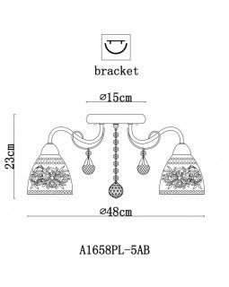 Накладная люстра ARTE Lamp A1658PL-5AB-foto3