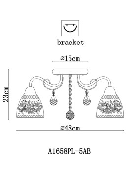 Накладная люстра ARTE Lamp A1658PL-5AB-foto3