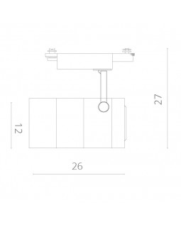 Светильник на шине ARTE Lamp A2718PL-1WH-foto2