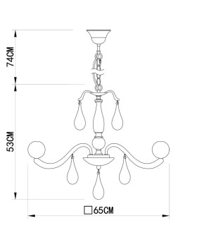 Подвесная люстра ARTE Lamp A3229LM-8WH-foto5