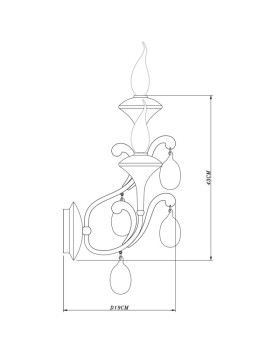 Бра ARTE Lamp A3239AP-2WH-foto3