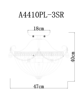 Люстра на штанге ARTE Lamp A4410PL-3SR-foto5