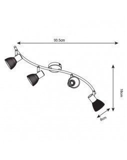 Спот ARTE Lamp A5062PL-4AB-foto4