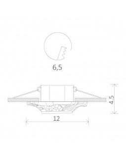Встраиваемый светильник ARTE Lamp A5285PL-1WG-foto4