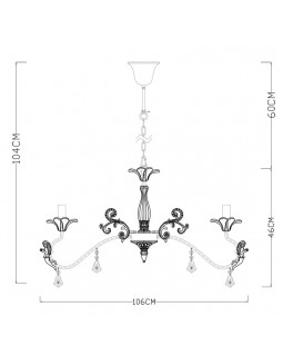 Подвесная люстра ARTE Lamp A5349LM-8WH-foto5