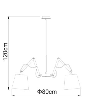 Подвесная люстра ARTE Lamp A5700LM-5BK-foto2