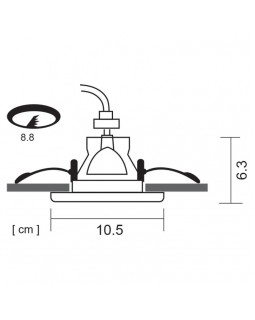 Встраиваемый светильник ARTE Lamp A6663PL-1WH-foto4