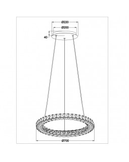 Подвесная люстра ARTE Lamp A6717SP-1CC-foto5