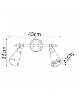 Бра ARTE Lamp A9231AP-2CC-foto4