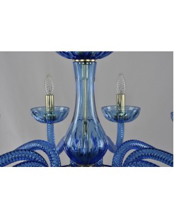 Подвесная люстра Bohemia Ivele Crystal 1311/10/300 G Aq/Aquamarine/M-1H-foto2