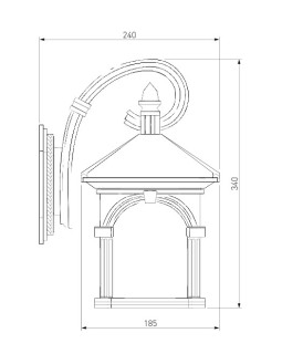 Светильник настенный Elektrostandard Corvus D капучино (GL 1021D)-foto2