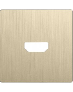 Клавиша Werkel WL10-HDMI-CP шампань рифленый-foto2