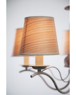 Подвесная люстра Eurosvet 60027/5 белый с золотом-foto5