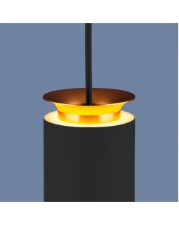 Подвесной светильник Elektrostandard DLS021 9+4W 4200К черный матовый/золото-foto3