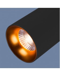 Подвесной светильник Elektrostandard DLS021 9+4W 4200К черный матовый/золото-foto5