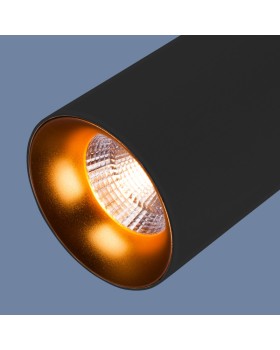 Подвесной светильник Elektrostandard DLS021 9+4W 4200К черный матовый/золото-foto5