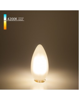 Светодиодная лампа Elektrostandard Свеча BL113 7W 4200K E14 (белый матовый)-foto2