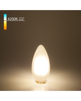 Светодиодная лампа Elektrostandard Свеча BL113 7W 4200K E14 (белый матовый)-foto2