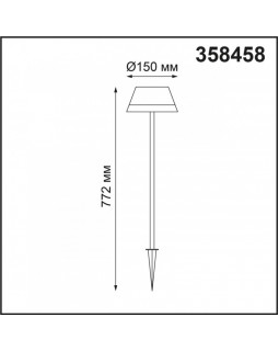 Грунтовый светильник Novotech 358458-foto2