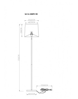 Торшер ARTE Lamp A2589PN-1SS-foto4