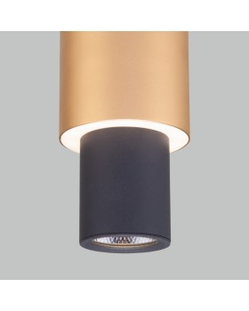 Подвесной светильник Eurosvet 50204/1 LED черный/матовое золото-foto4