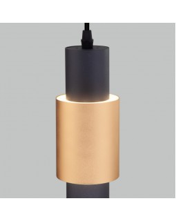 Подвесной светильник Eurosvet 50204/1 LED черный/матовое золото-foto5