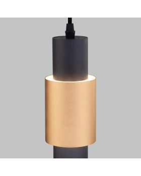 Подвесной светильник Eurosvet 50204/1 LED черный/матовое золото-foto5