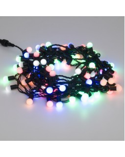 Светодиодная нить Eurosvet 400-103 мульти с эффектом мерцания 10м IP65-foto2