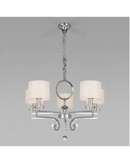 Подвесная люстра Eurosvet 60113/5 хром-foto2