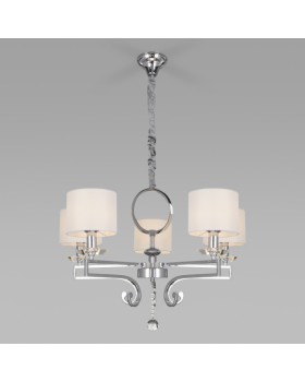 Подвесная люстра Eurosvet 60113/5 хром-foto2