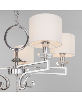 Подвесная люстра Eurosvet 60113/5 хром-foto3