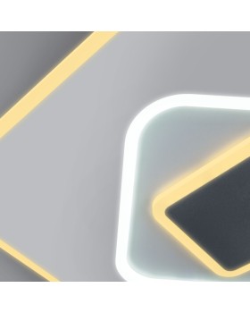 Накладной светильник Eurosvet 90218/1 белый/ серый-foto3