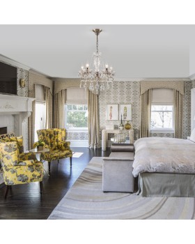 Подвесная люстра Eurosvet 10103/5 античная бронза/прозрачный хрусталь Strotskis-foto2