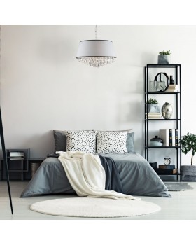 Подвесная люстра Eurosvet 10092/5 хром/прозрачный хрусталь Strotskis-foto2