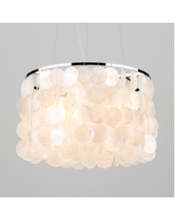 Подвесная люстра Eurosvet 60005/3 хром/перламутр-foto2