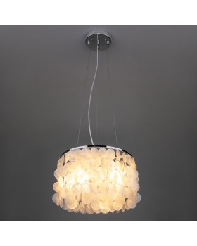 Подвесная люстра Eurosvet 60005/3 хром/перламутр-foto3