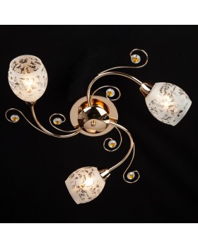 Накладная люстра Eurosvet 9677/3 золото-foto2