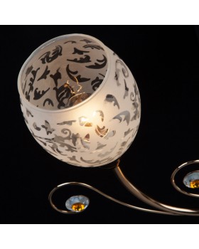 Накладная люстра Eurosvet 9677/3 золото-foto3