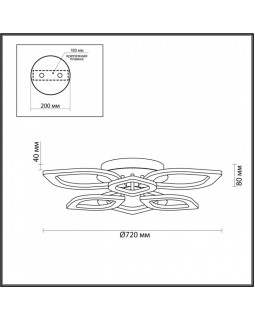 Накладной светильник LUMION 4579/99CL-foto2
