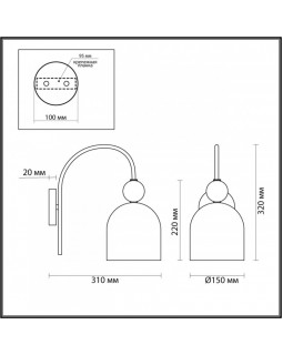 Бра LUMION 4589/1W-foto2
