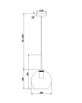 Подвесной светильник Freya FR8002PL-01BS-foto2