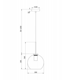 Подвесной светильник Freya FR8002PL-01BS-foto6