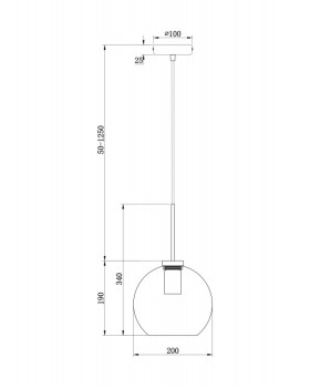 Подвесной светильник Freya FR8002PL-01BS-foto6