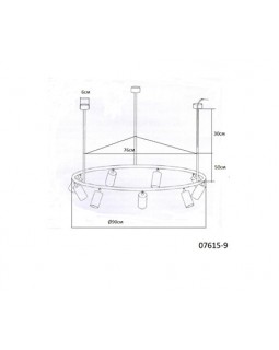 Люстра на штанге Kink Light 07615-9-foto2