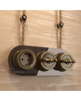 Розетка Werkel WL19-10-01 (Бронзовый)-foto6