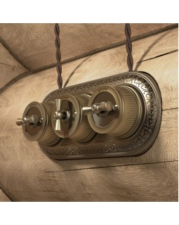 Выключатель Werkel WL19-01-05 (Бронзовый)-foto3